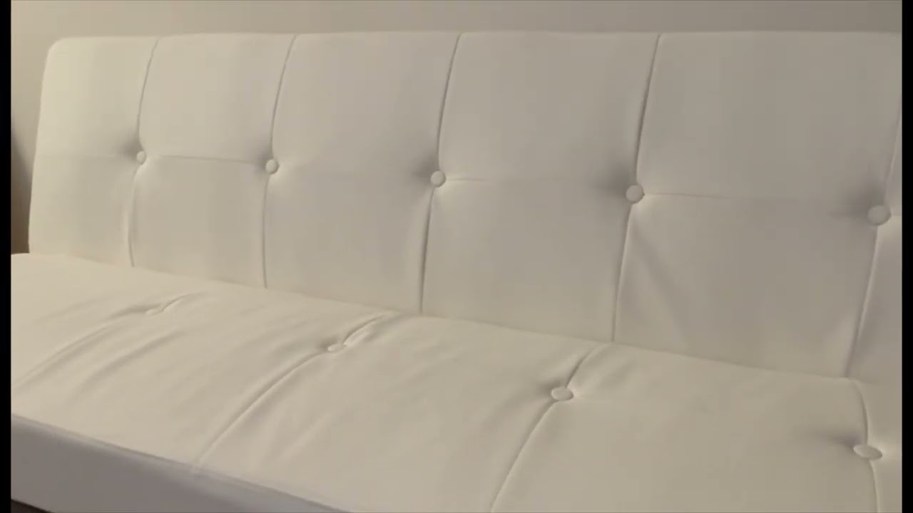 This $300 Futon Sofa Bed Shocked Me - Naomi Home Review (Weight Test & Assembly)