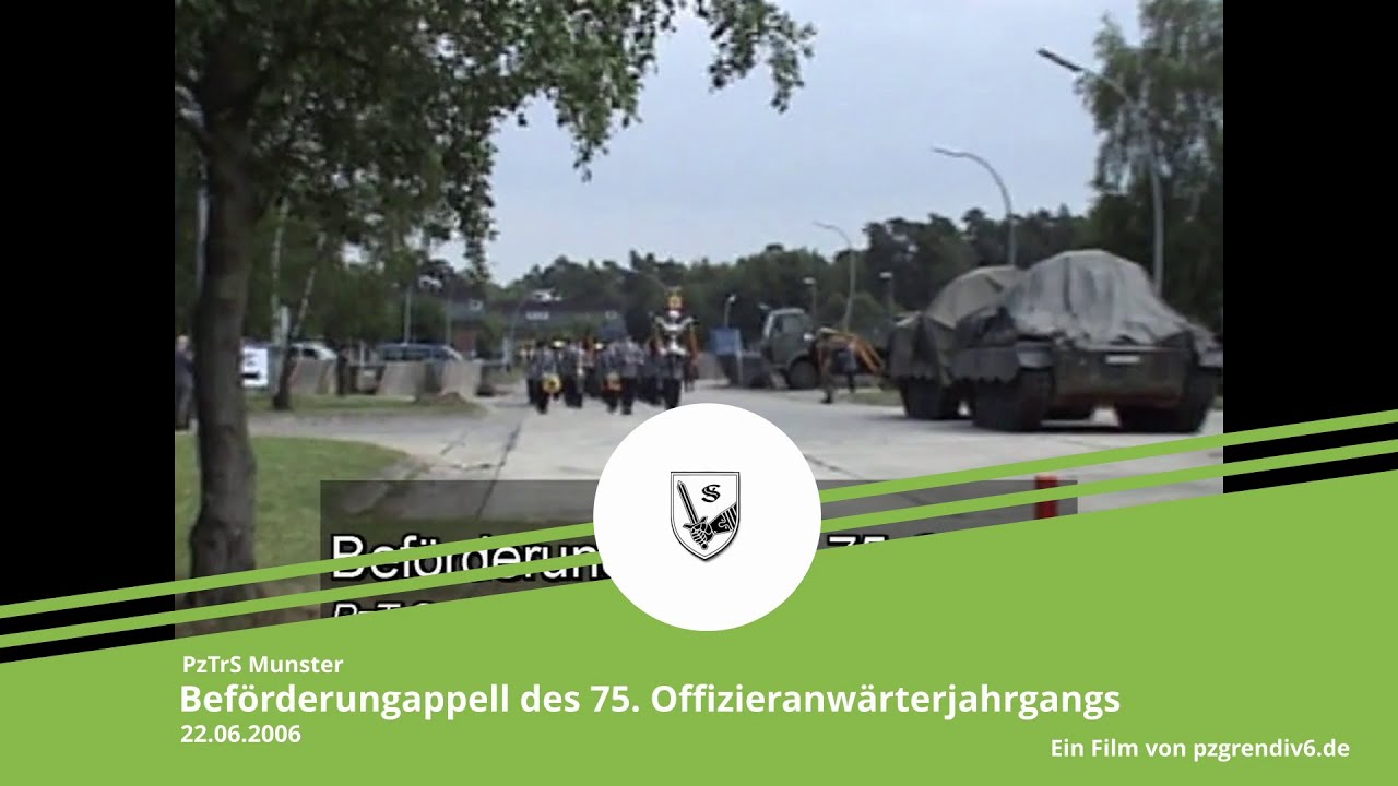 PzTrS - Beförderungsappell des 75. Offizieranwärterjahrgangs (2006-06-22)