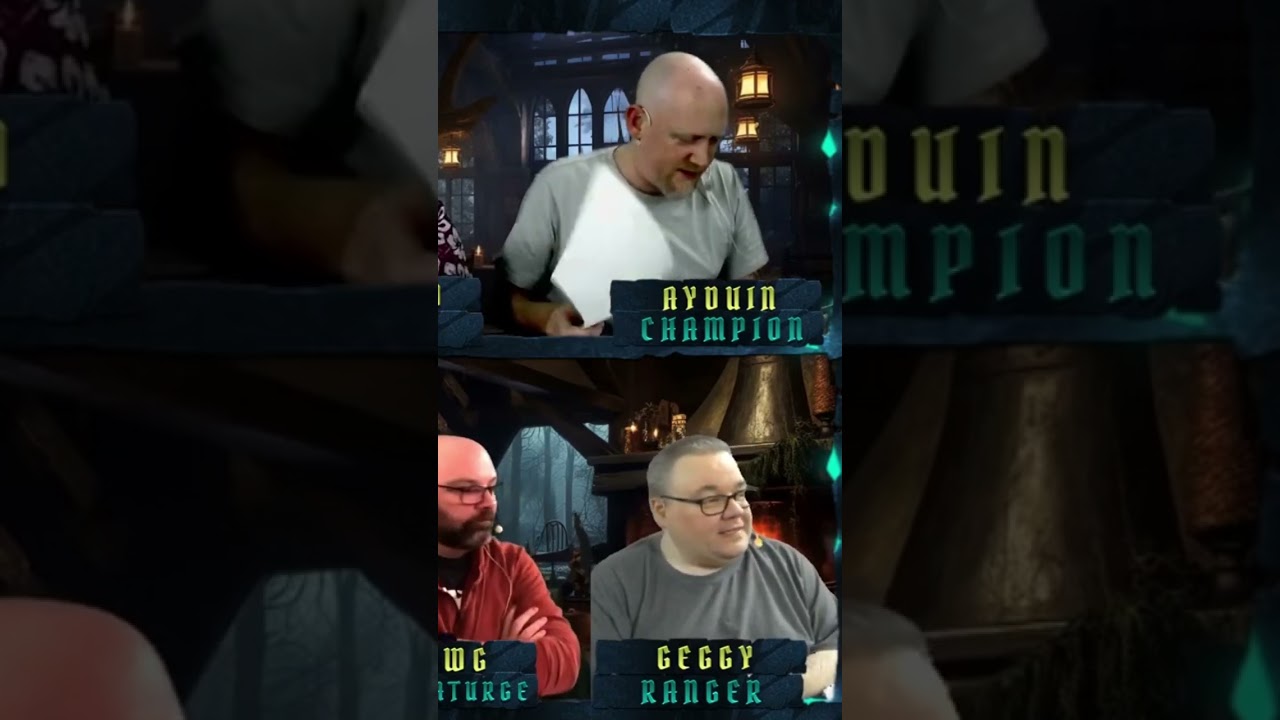 Ayduin intimidates by leaning hard. 