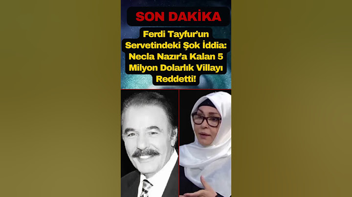 Ferdi Tayfur’un Servetindeki Şok İddia: Necla Nazır’a Kalan 5 Milyon Dolarlık Villayı Reddetti!