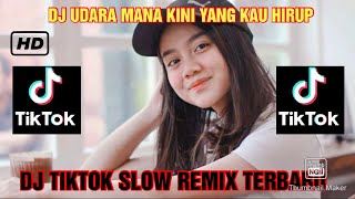 DJ UDARA MANA KINI YANG KAU HIRUP || DJ TIKTOK SLOW REMIX TERBARU