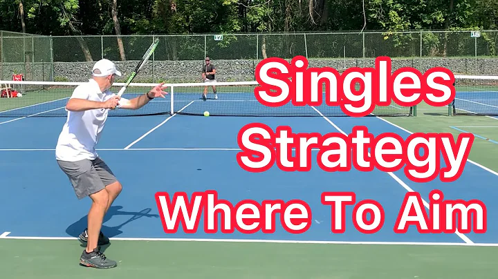 Tennis Singles Strategy (Where To Aim When Your Opponent Comes To The Net)