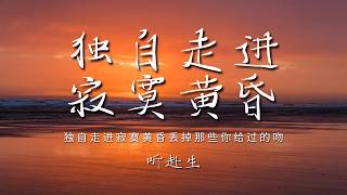 听赴生 - 独自走进寂寞黄昏 「独自走进寂寞黄昏丢掉那些你给过的吻 熬过了寒冬熬过了离分换来一句不再有下文」【动态歌词/PinyinLyrics】♪
