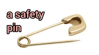 How to Pronounce Safety pin in American English
