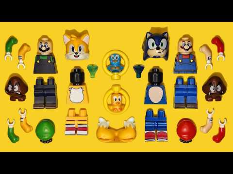 LEGO The Super Mario Bros. VS. Sonic The Hedgehog | Best Duo of the Games | Unofficial Minifigure