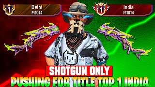 Pushing Top 1 In Shotgun M1014 | Free Fire Solo Rank Pushing With Tips And Tricks | Ep-5