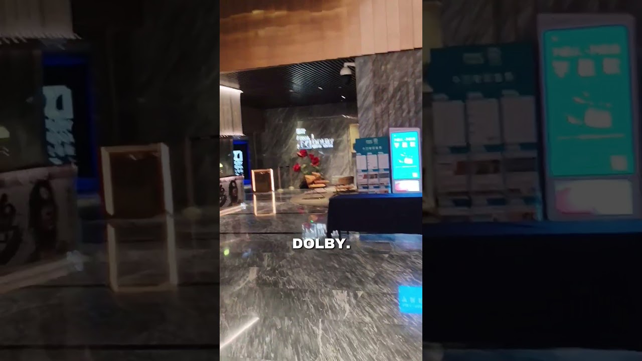 Je visite un cinéma de 