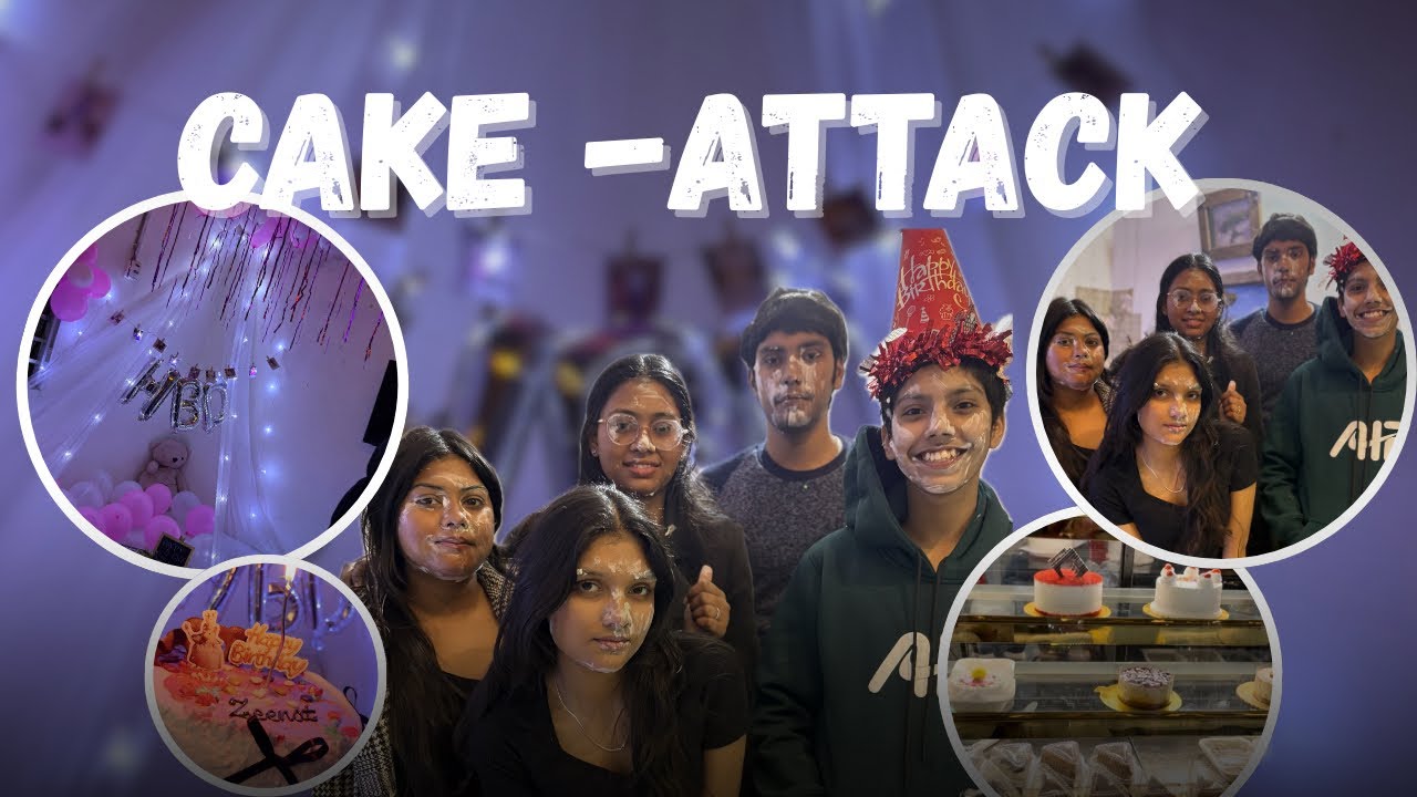 CAKE ATTACK 🎂 | sister Birthday Gone Wrong 😂 | Full Masti Vlog