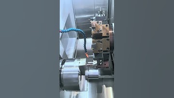 Mill-turn lathe with twin spindles, equipped with twin power tool turrets, is best for heavy-duty