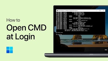 How To Open Command Prompt At Login Screen - Windows Tutorial