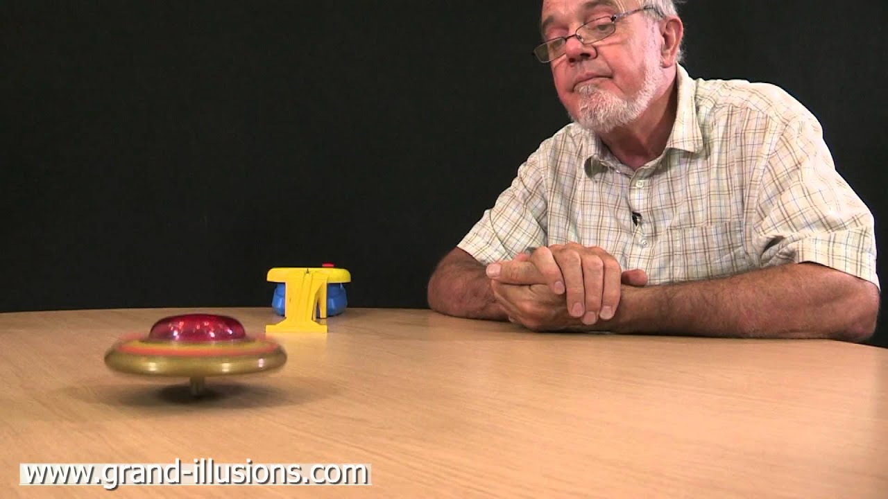 Flying Saucer Spinning Top YouTube