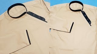Side Patti Neck Design - Letest Kurta Design - How To Make Gents Kurta Design Kingsman Tailor