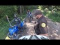 Getting caught riding illegally in Wisconsin!