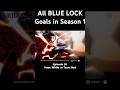 GOALS IN BLUE LOCK SEASON 1 ⚽️