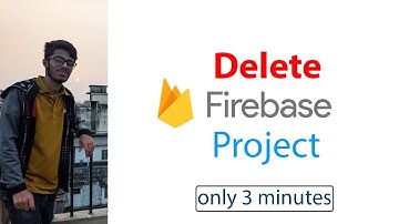 how to delete Firebase project from Firebase console  (2020)
