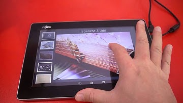 Fujitsu Haptic Sensory Tablet @ CeBIT 2015