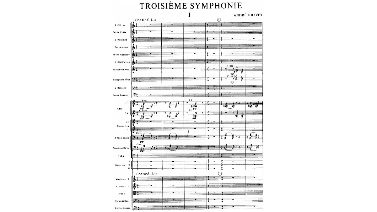 André Jolivet - Symphony No. 3