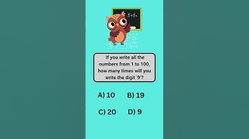 How Many Times Does ‘9’ Appear from 1 to 100? @GuessThatPlatform