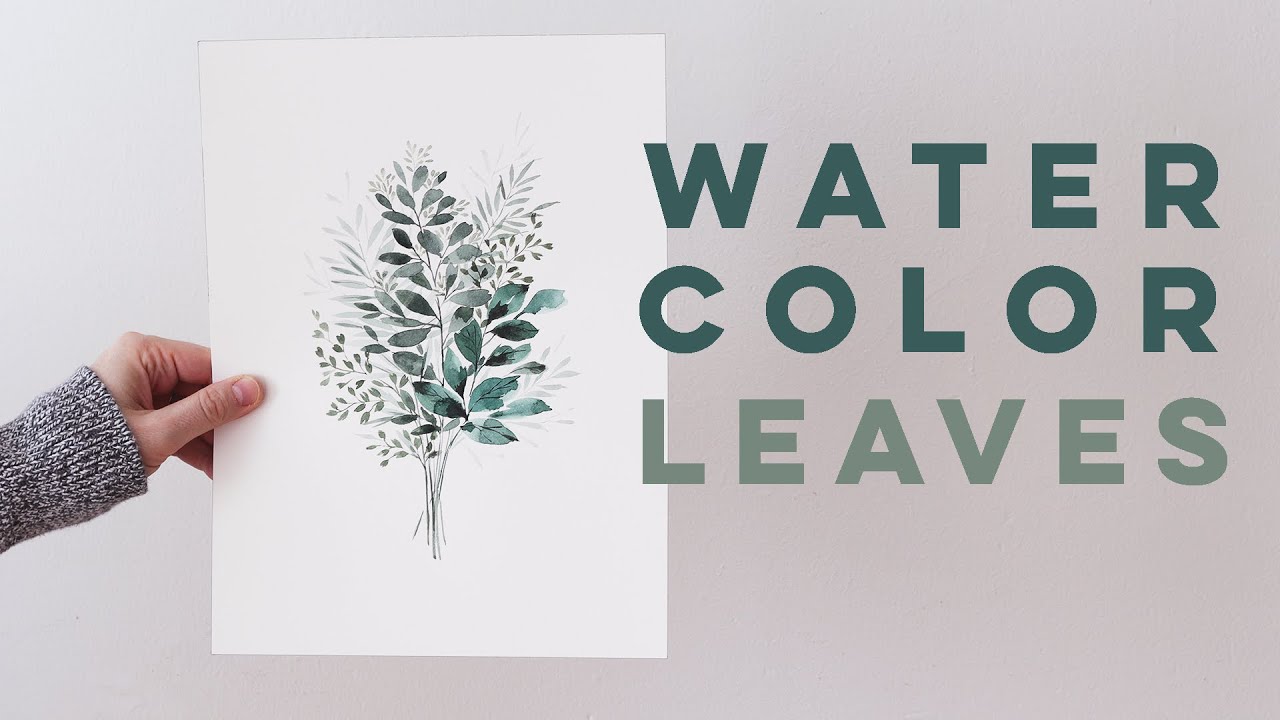 Watercolor For Beginners | Painting Leaves