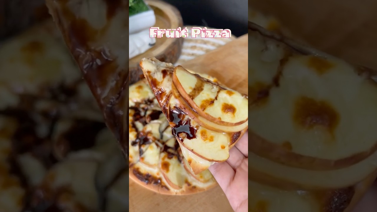 Healthy ‘Fruit Pizza’ recipe 🍎🍌 