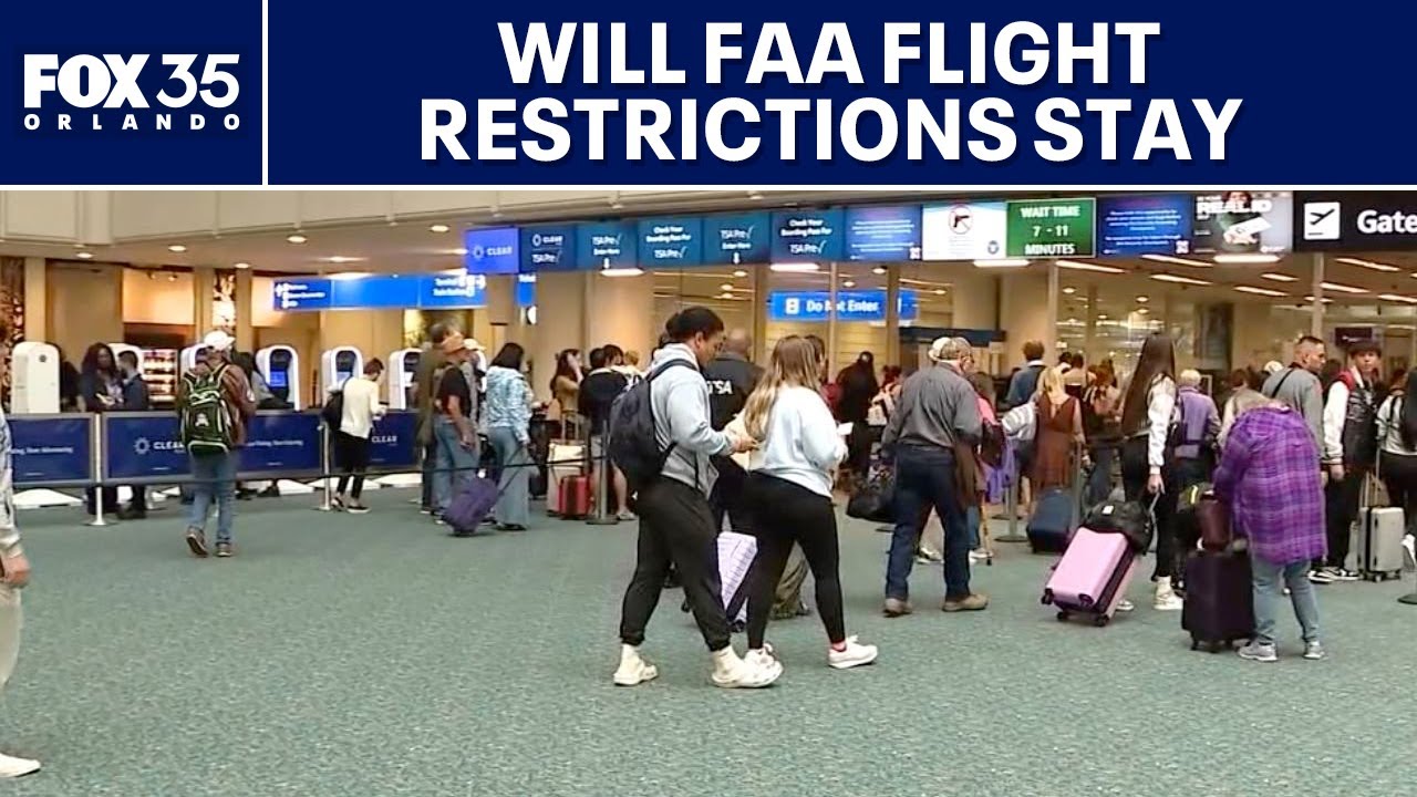 Restriction Stay Will FAA flight restrictions stay after government shutdown deal? - YouTube