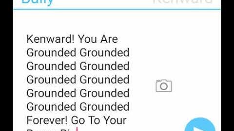 Bully Grounds Kenward & Gets Ungrounded (Text Story Version)