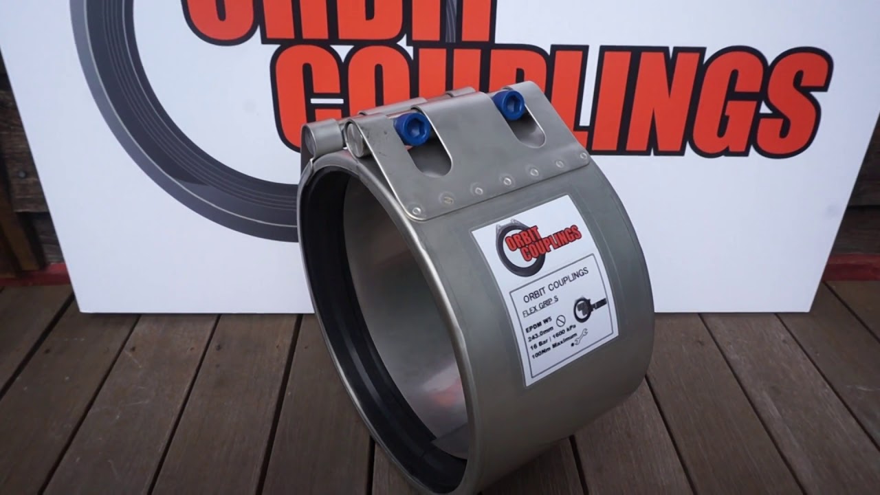 243.0mm pipe coupling | Orbit Flex Grip S