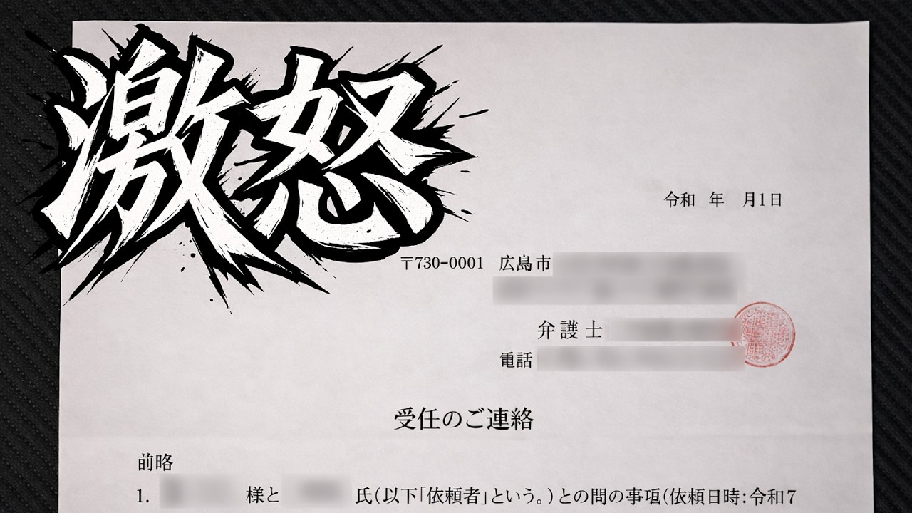 ドラレコ映像を公開したら弁護士から一方的な要求があったので公開します！　警察官による加害事故の映像について