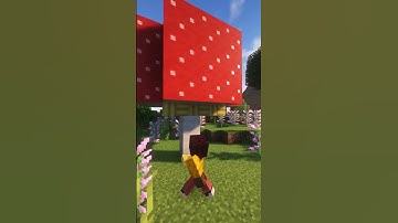Epic Mushroom House Build Hack! (Part 1) #shorts #short #minecraft #shortsfeed #minecraftbuilding