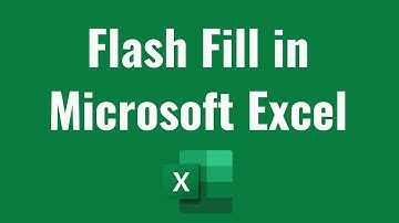 Flash Fill in Microsoft Excel