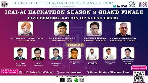 Grand Finale – ICAI AI Hackathon Season 3