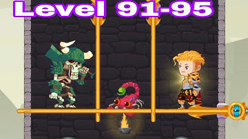 How to Loot Game | Pin Pull Level 91-95 | Android gameplay | snowygamerz