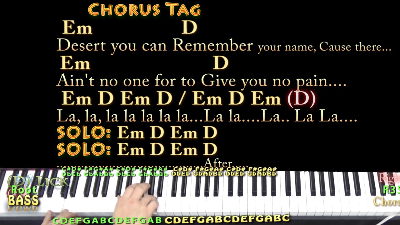A Horse With No Name Letra