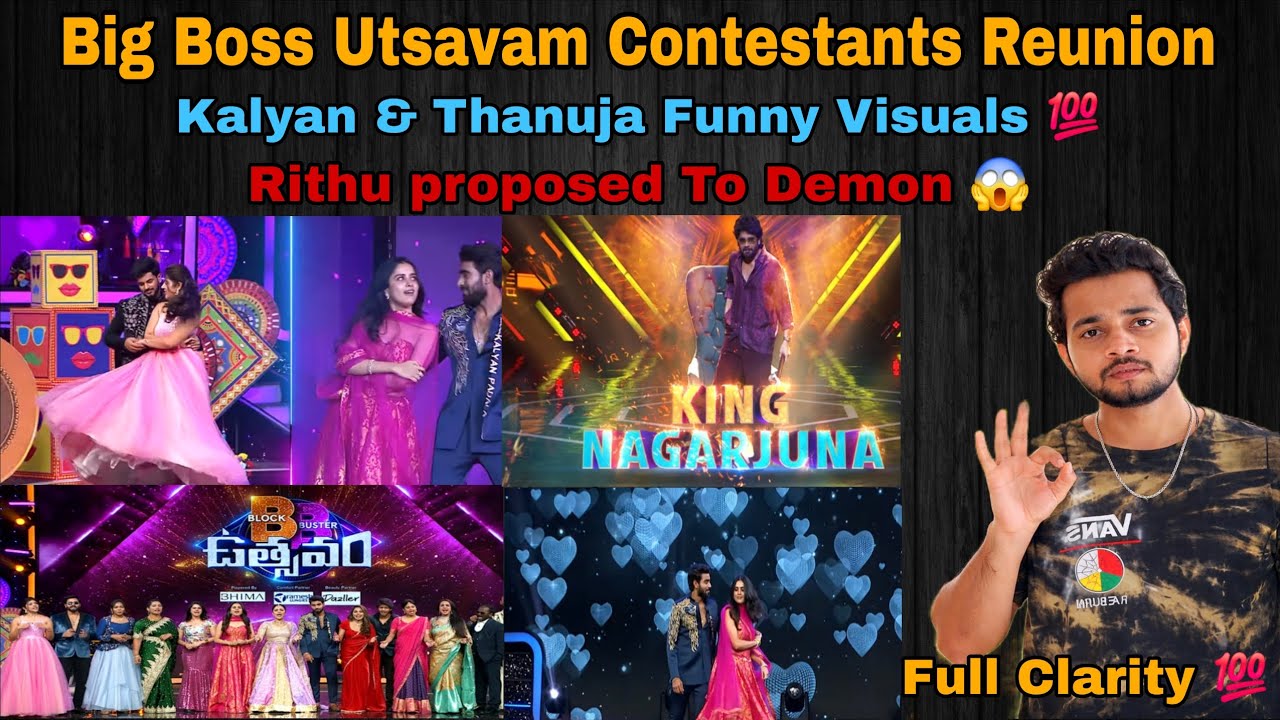 Big Boss Utsavam Contestants Reunion 😍 | Kalyan & Thanuja Funny Visuals 💯