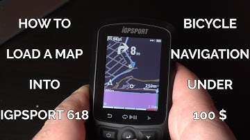 How to load a map into IGPSPORT iGS618 - Planning a route via Strava - Firmware update - Tutorial