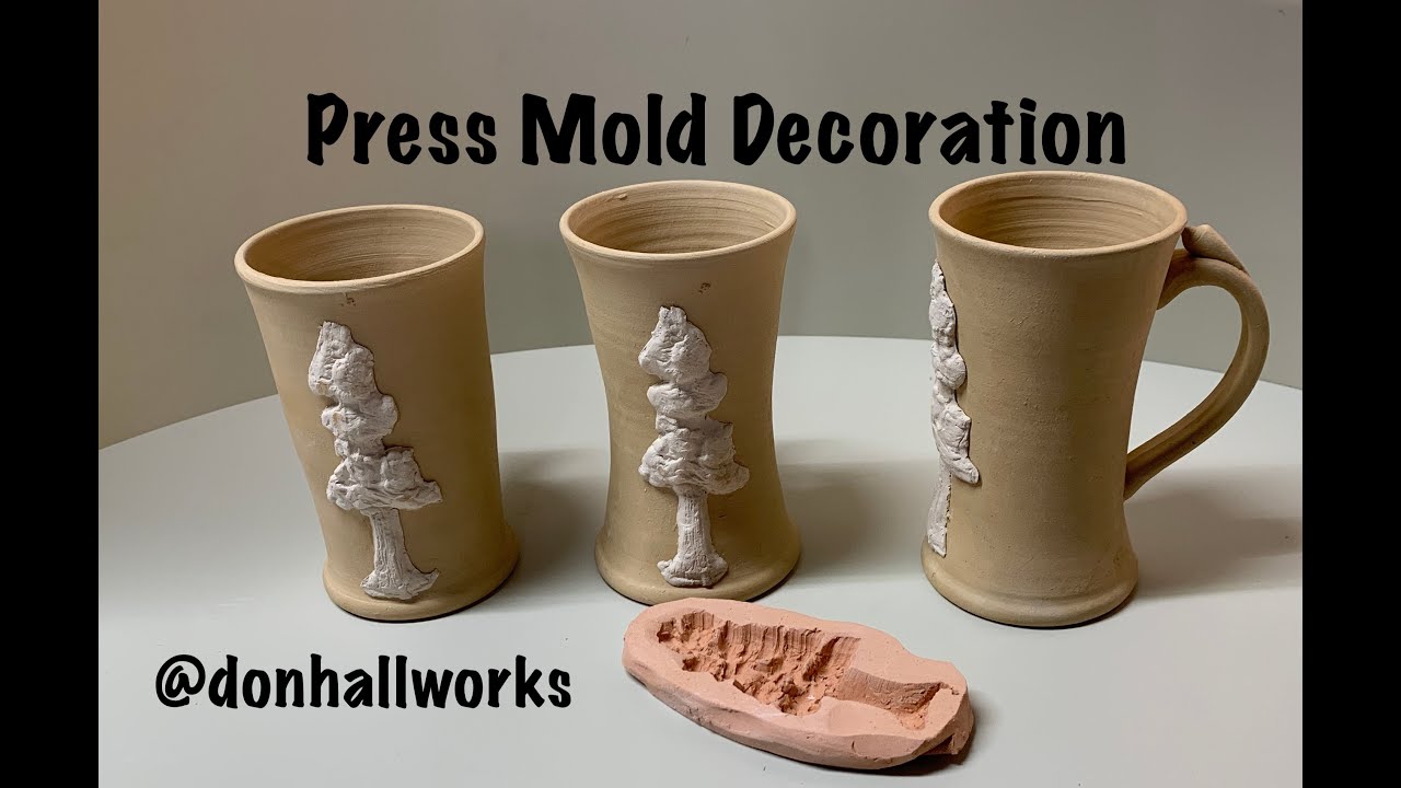 Homemade Polymer Clay Press Printing Cutting Mold DIY Pottery