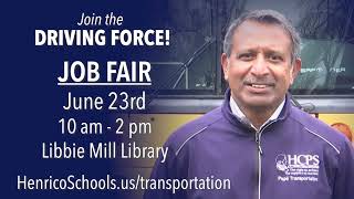 "Why I Drive!" - HCPS Transportation - Anton - Job Fair June 23, 2021