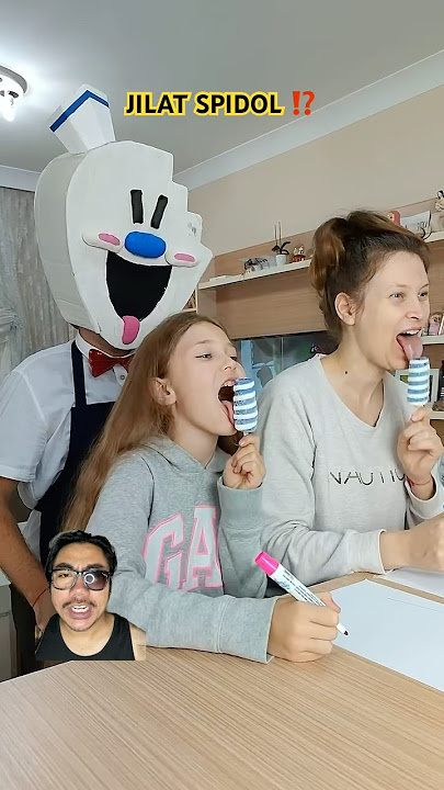 JILAT SPIDOL ⁉️#shorts #funny #dubbing #challenge #eskrim #icecream #asmr #satisfying #xyzbca