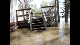 Flooding Causes Huge Damage On Dauphin Lake