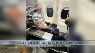 Unruly, disruptive passenger who had to be taken off diverted flight is from Tucson