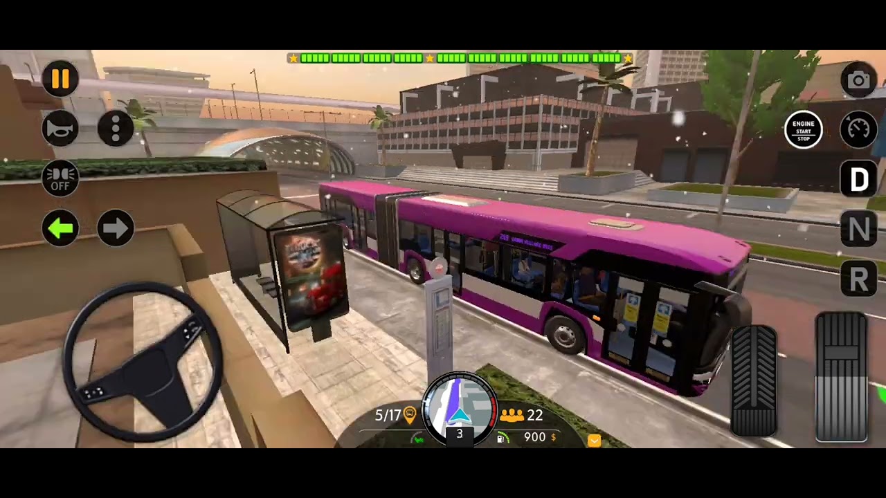 Diving An ARTICULATED BUS In DUBAI With Snow LONGEST ROUTE I EVER