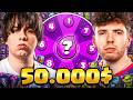 😱🤯50.000$ GLÜCKSRAD TURNIER mit RYLEY &amp; IAN... | Clash Royale Deutsch