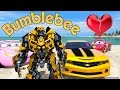 Bumblebee Ya?mur ile Tan???yor ?im?ek McQueen K?skan?yor