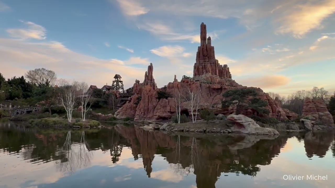 Big Thunder Mountain 🌄 | Disneyland Paris | Western Atmosphere & Nature Sounds (1 Hour Ambience)