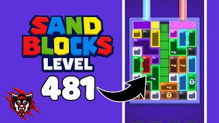 Sand Blocks Drop Puzzle Level 481 Game Walkthrough