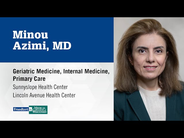 Watch Dr. Minou Azimi, family medicine on YouTube.