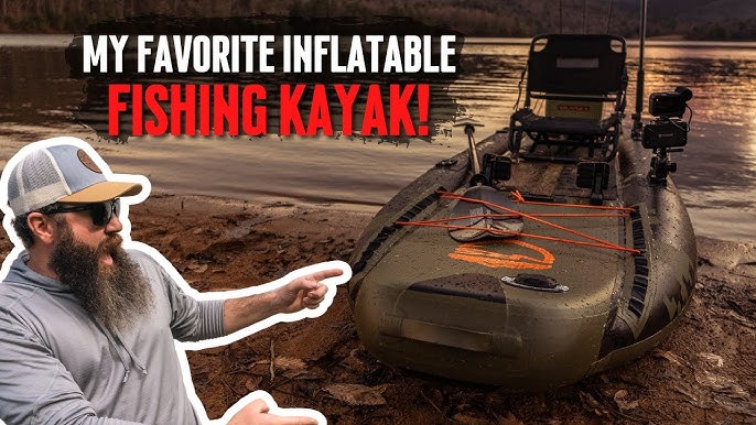 Inflatable Fishing Kayak - Prymal Predator HD330 Unboxing and First time  using 