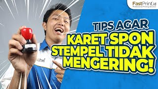 Tips Agar Karet Stempel Tidak Kering Saat Menggunakan Stempel Permanen