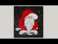 Whimsical Santa Claus Acrylic Painting Tutorial