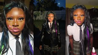 soft goth makeup tutorial ☆ drugstore affordable easy ☆ alt black girl